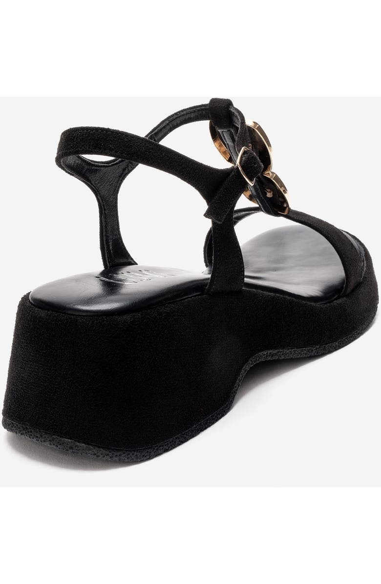 Prologue Shoes Matt Platform Sandal, Alternate, color, Black Suede