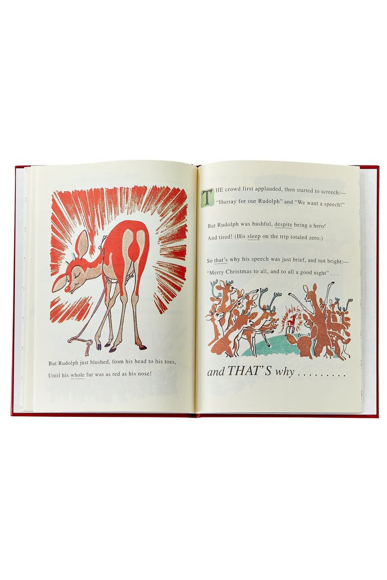 Rudolph the Red-Nosed Reindeer Leather Edition, Alternate, color, Red