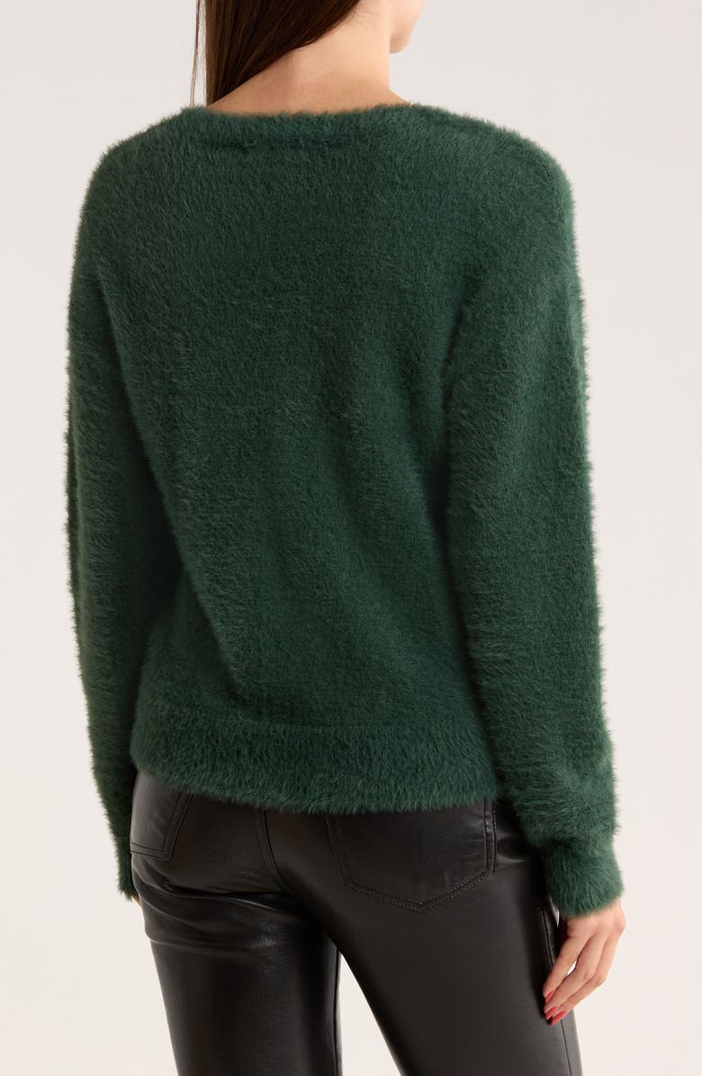 Gemma + Jane V-Neck Sweater, Alternate, color, Forest