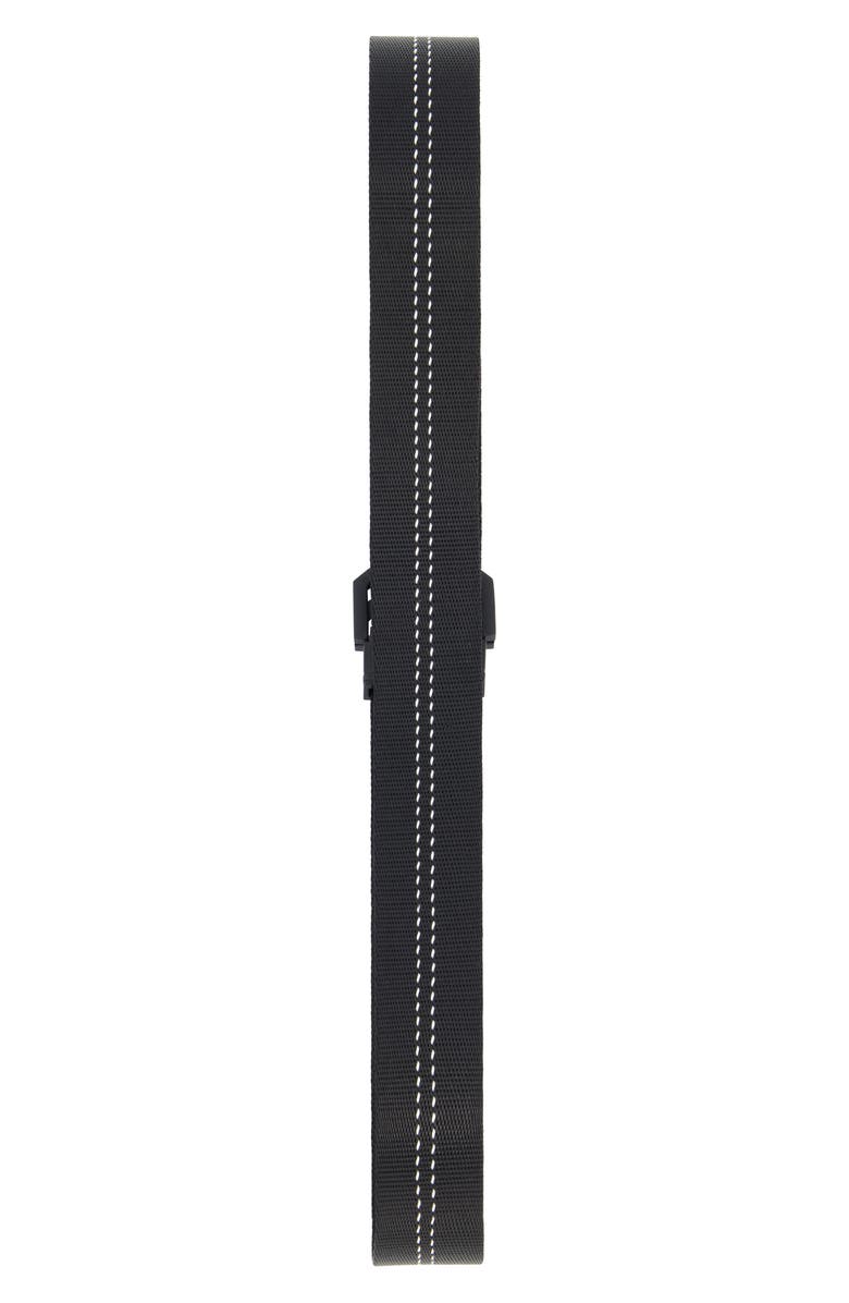 KARL LAGERFELD PARIS Stitch Logo Belt, Alternate, color, 