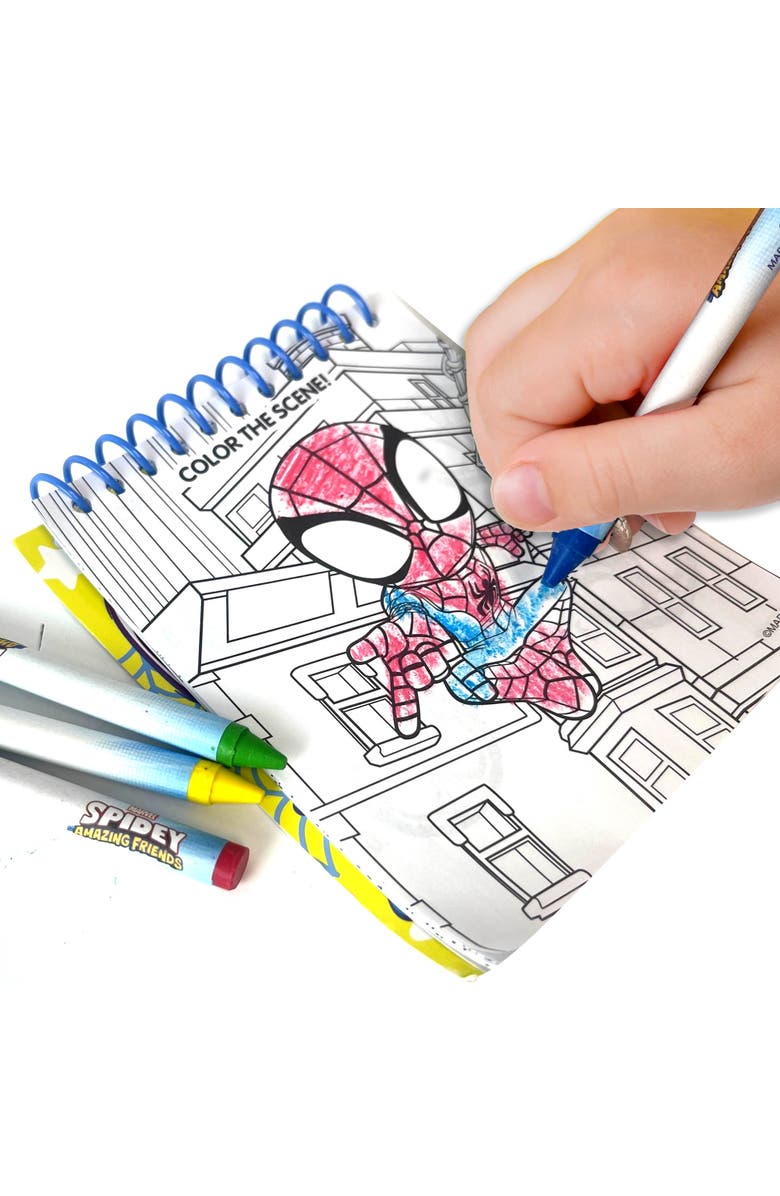 SPIDERMAN My Own Creativity Set with Carrying Case, Ages 3+, Alternate, color, Multicolored