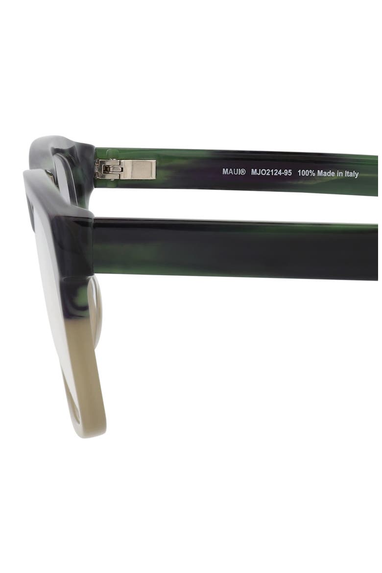 56mm Square Optical Glasses, Alternate, color, GREEN GREEN TRANSPARENT