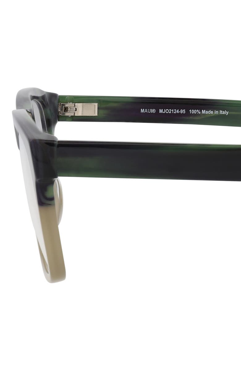 Maui Jim 56mm Square Optical Glasses, Alternate, color, Green Green Transparent