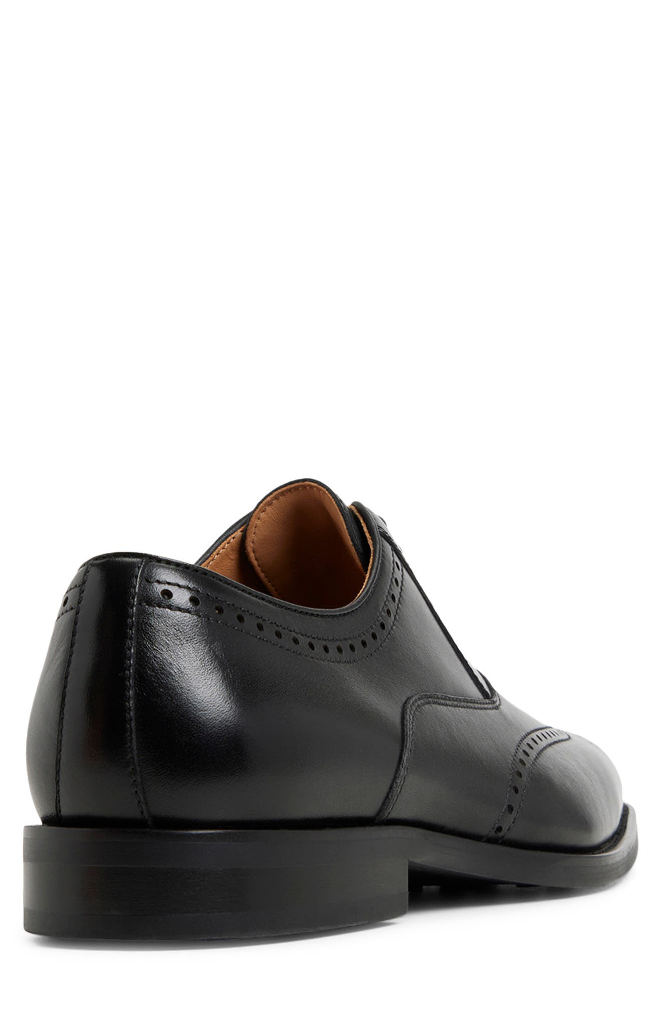 Brooks Brothers Macarthur Wingtip Oxford, Alternate, color, Black