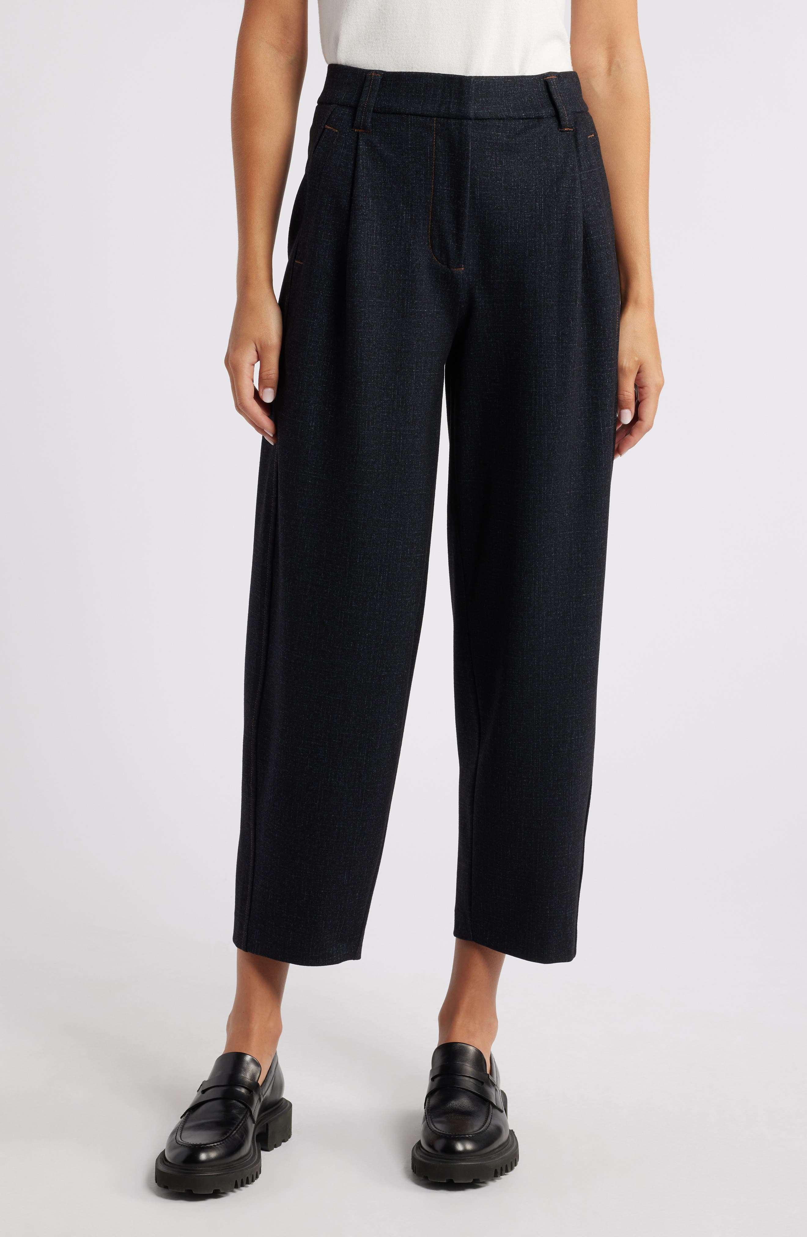 Wit & Wisdom 'Ab'Solution Skyrise Pleated Barrel Pants