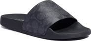 COACH Udele Logo Monogram Slide Sandal