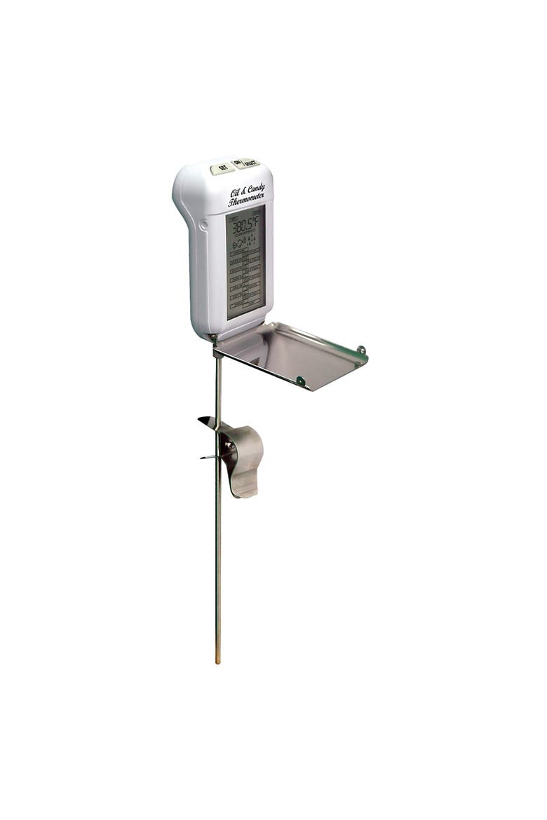 Digital Candy and Deep Fry Thermometer, Main, color, White