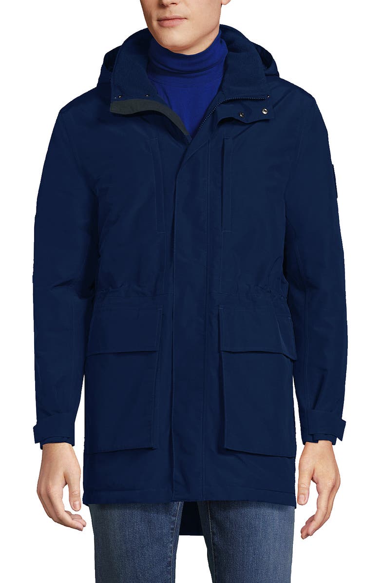 Lands' End Waterproof Squall Parka, Alternate, color, Deep Sea Navy