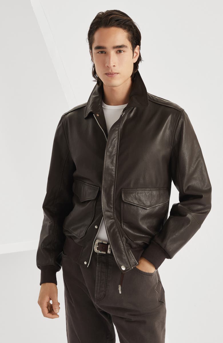 Brunello Cucinelli Aviator jacket, Alternate, color, 