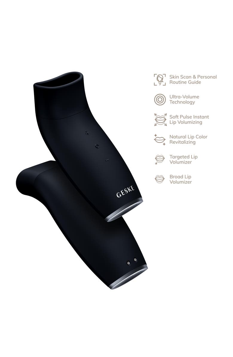 GESKE SmartAppGuided Lip Volumizer & Booster | 6 in 1, Alternate, color, Black