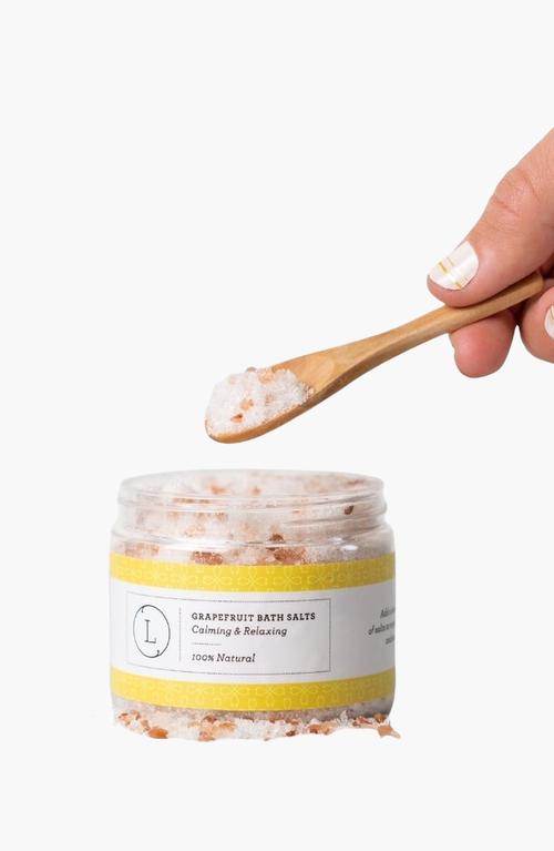Lizush Grapefruit Natural Bath Salt Soak With Dead Sea, Epsom And Himalayan Salts In Grapefruit