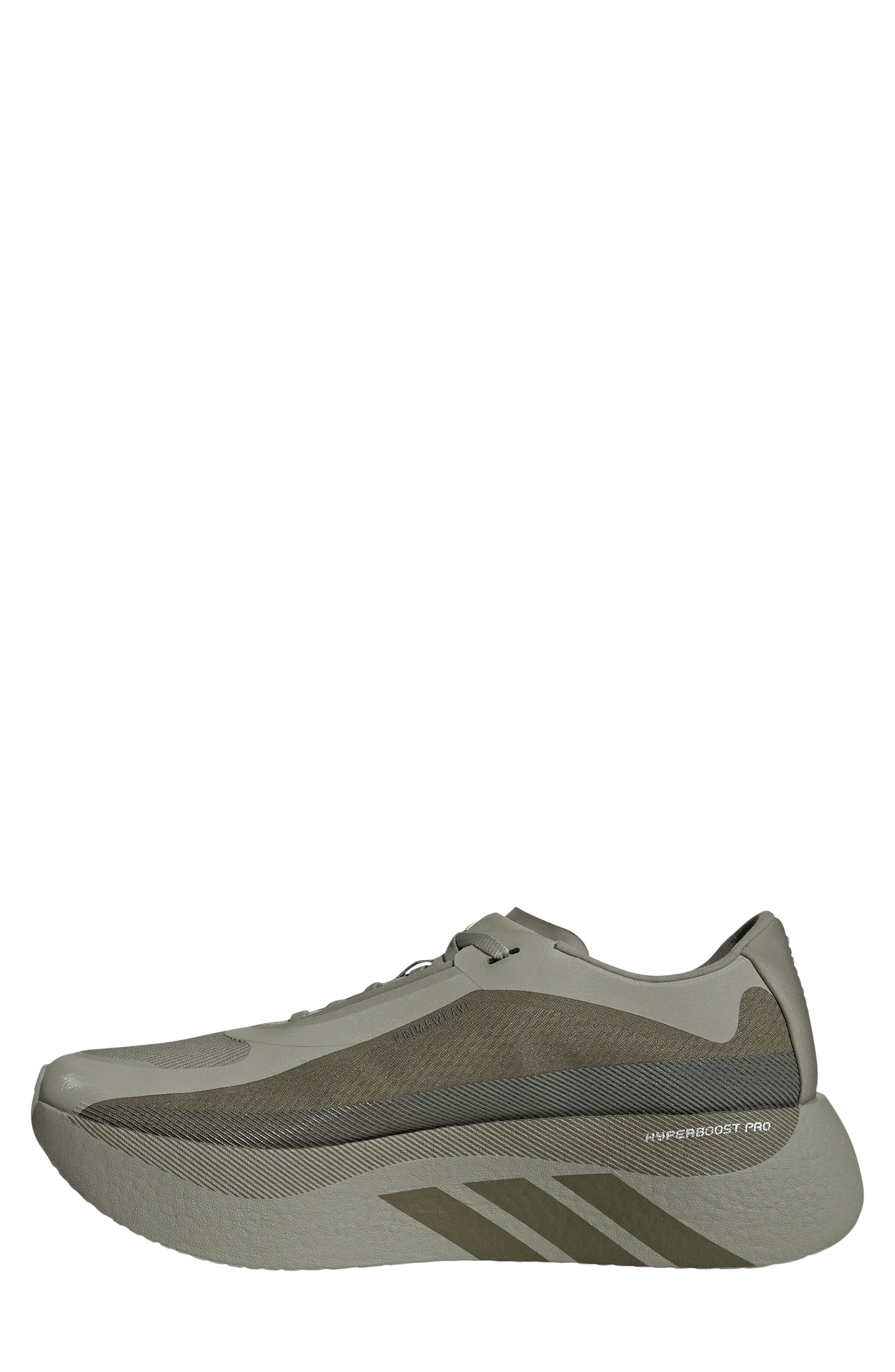 Hyperboost Edge Running Shoe, Alternate, color, SILVER PEBBLE/ KHAKI/ LEMON