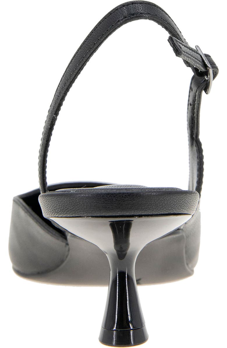 BCBGeneration Kittie Slingback Kitten Heel Pump, Alternate, color, Black Patent