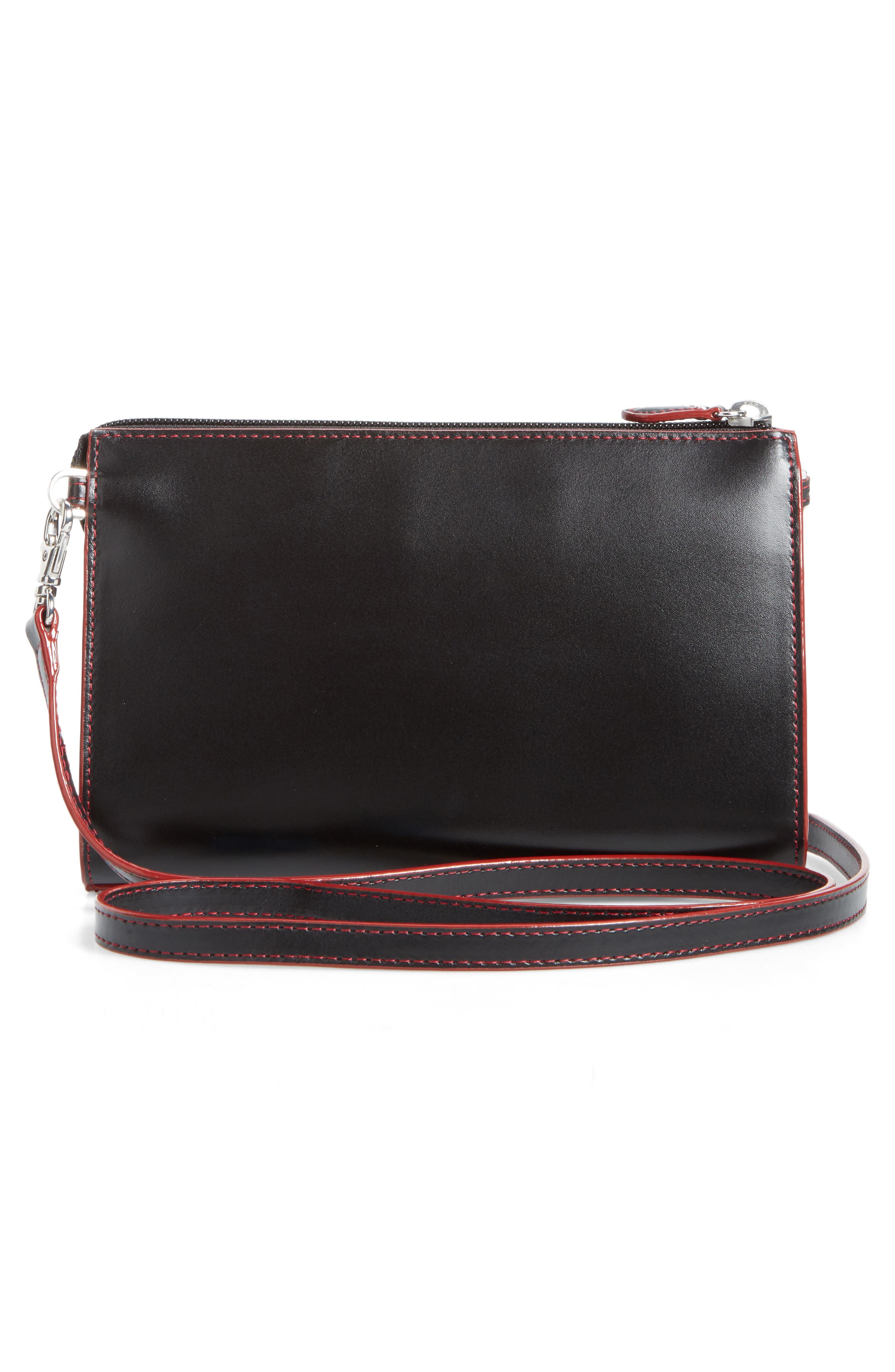 LODIS Los Angeles Audrey Under Lock & Key Vicky Convertible Leather Crossbody Bag, Alternate, color, 