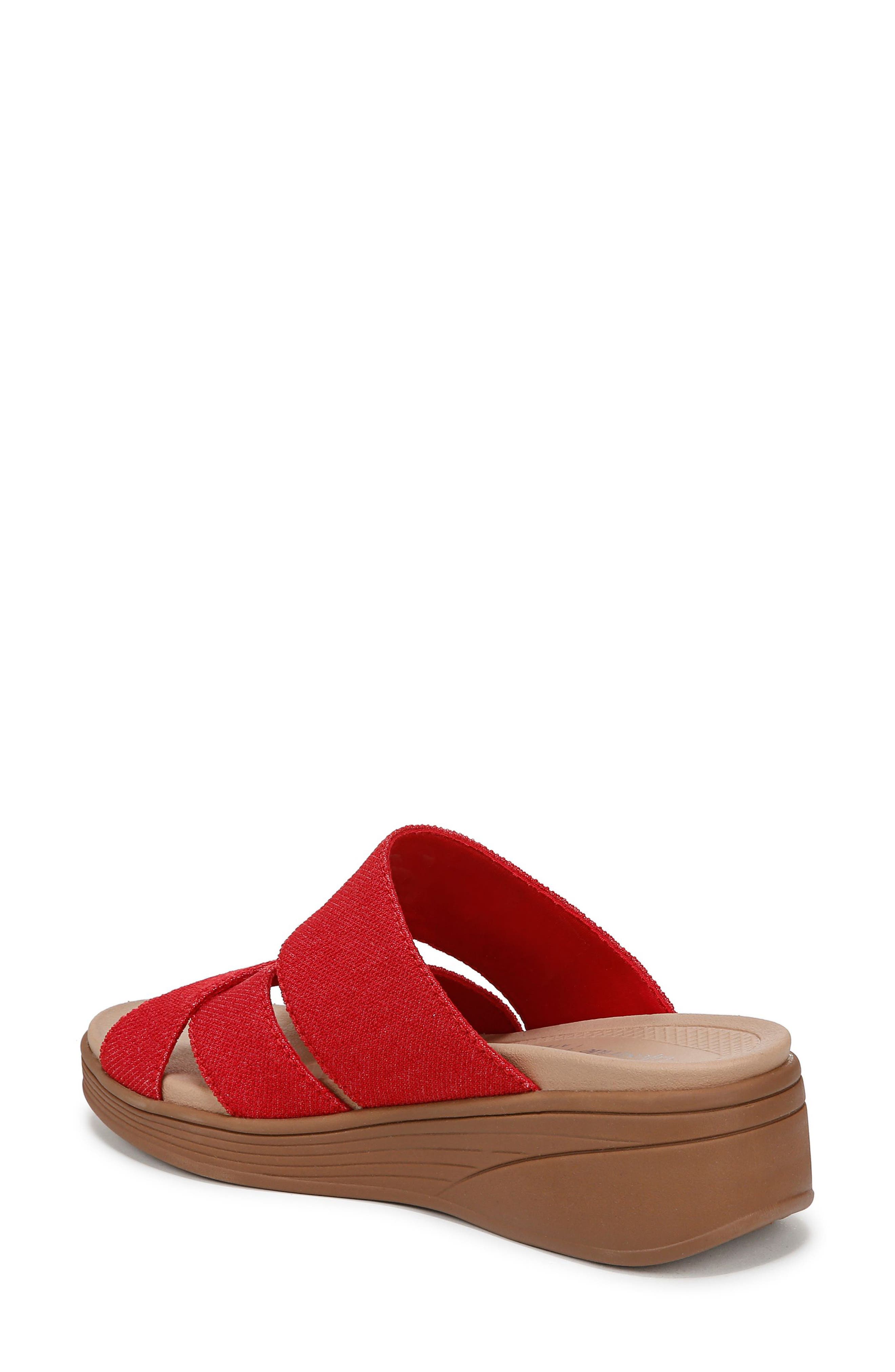 LifeStride Fiona Wedge Sandal, Alternate, color, Red