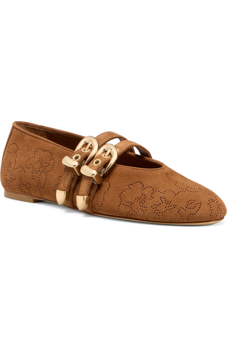 Stuart Weitzman Maven Mary Jane Flat, Main, color, Doe