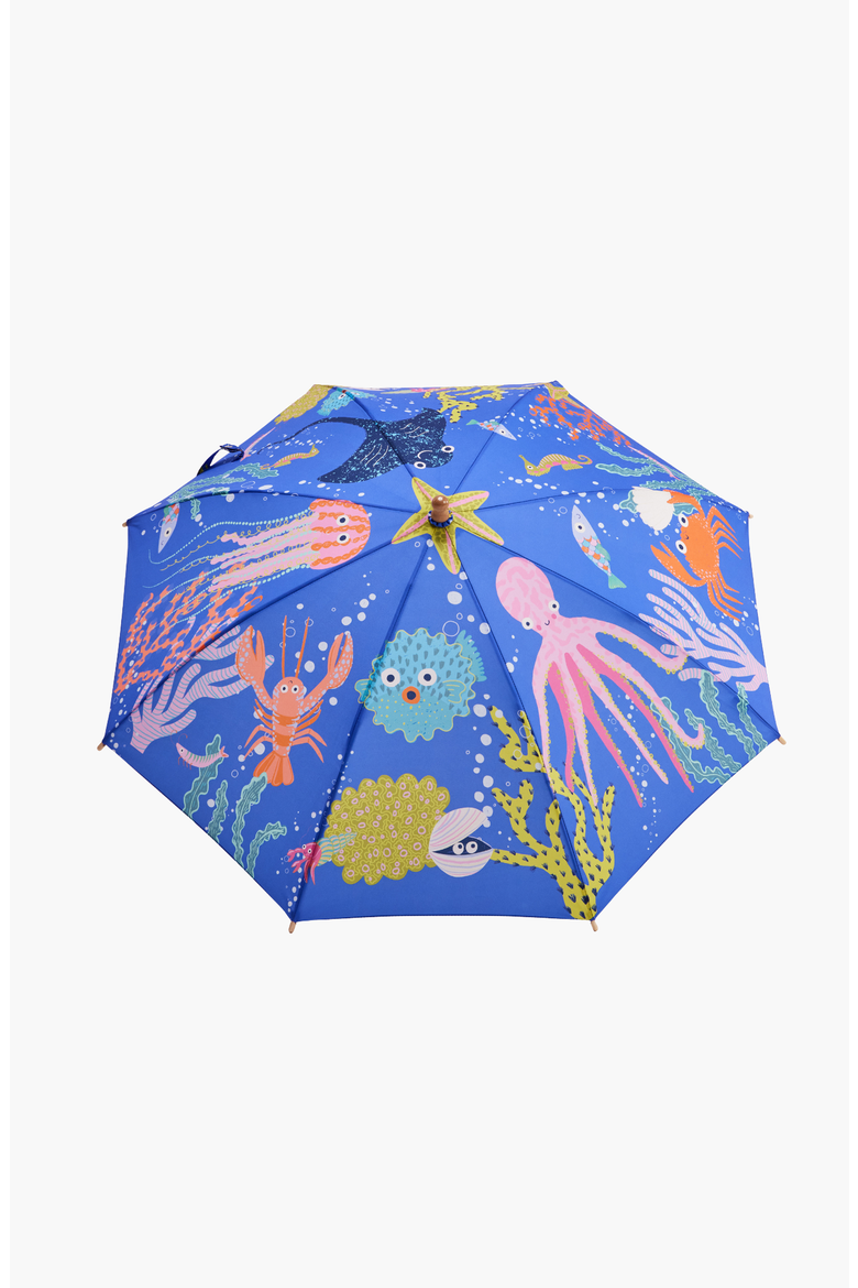 Meri Meri Duckling Kids' Umbrella, Alternate, color, Under The Sea
