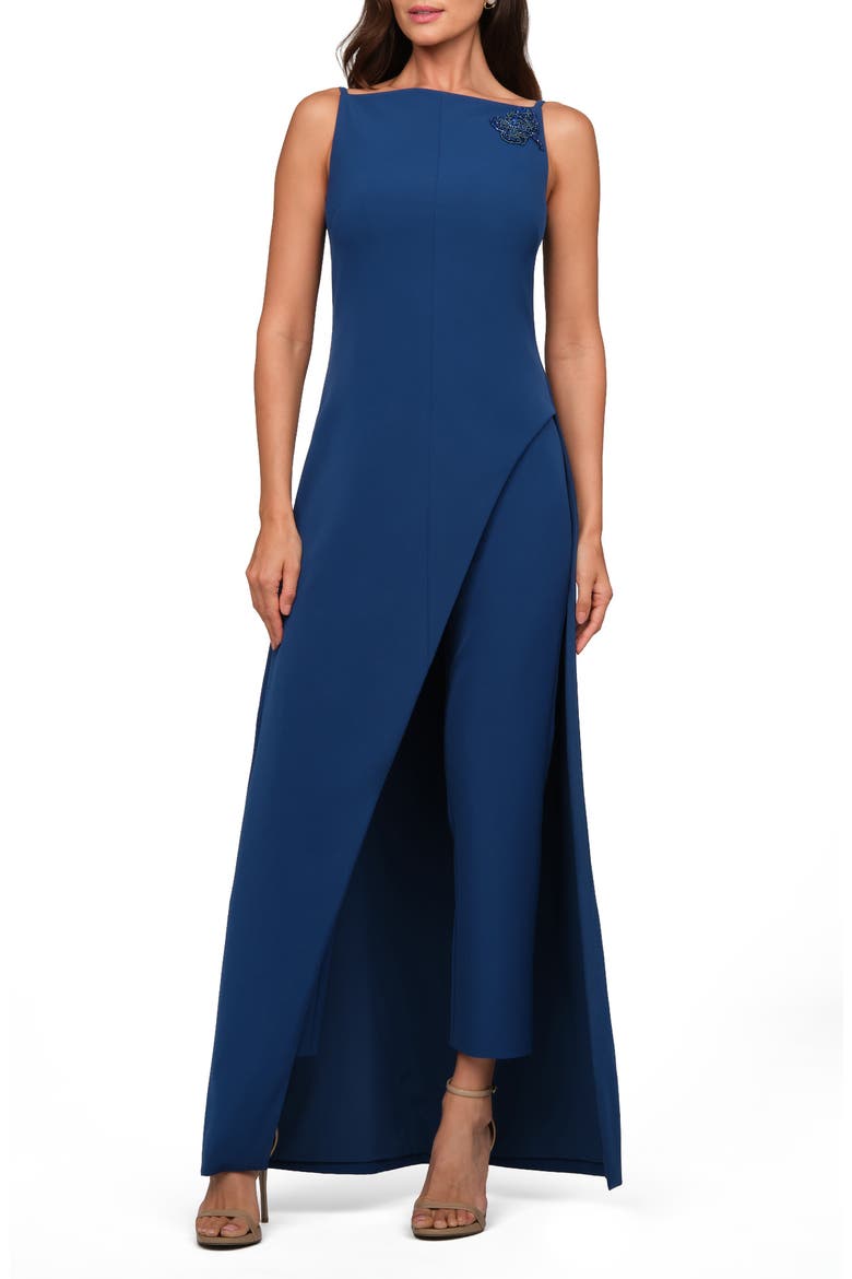 Darby Beaded Maxi Jumpsuit, Main, color, DARK BLUE