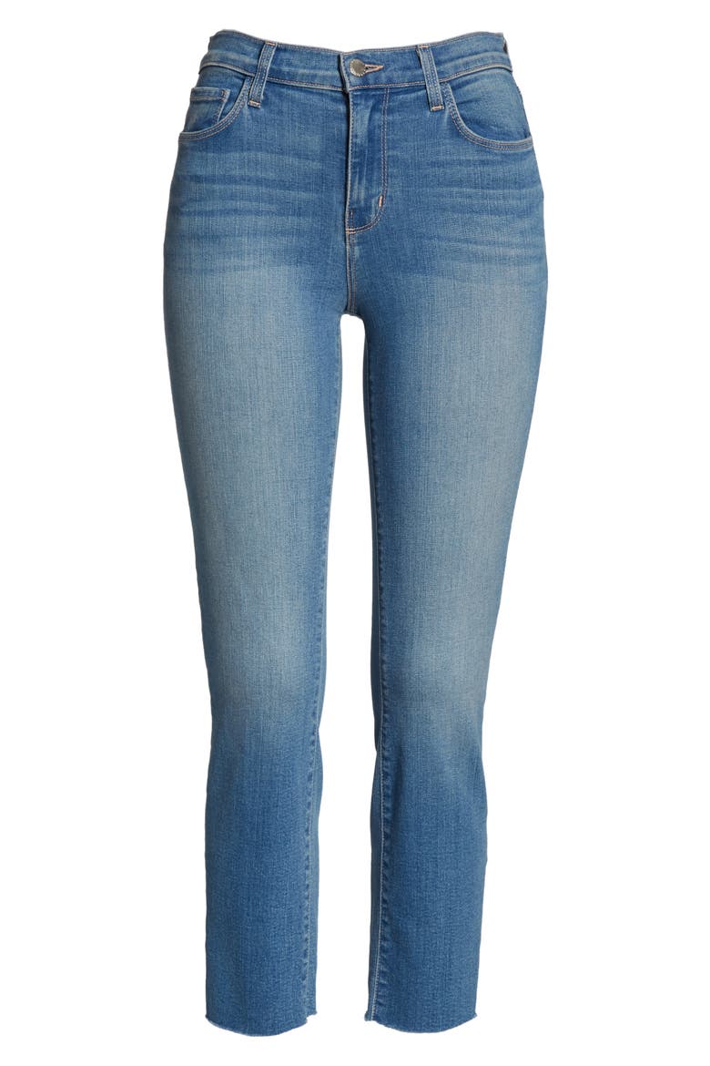 Sada High Waist Crop Slim Jeans, Alternate, color, CAMDEN