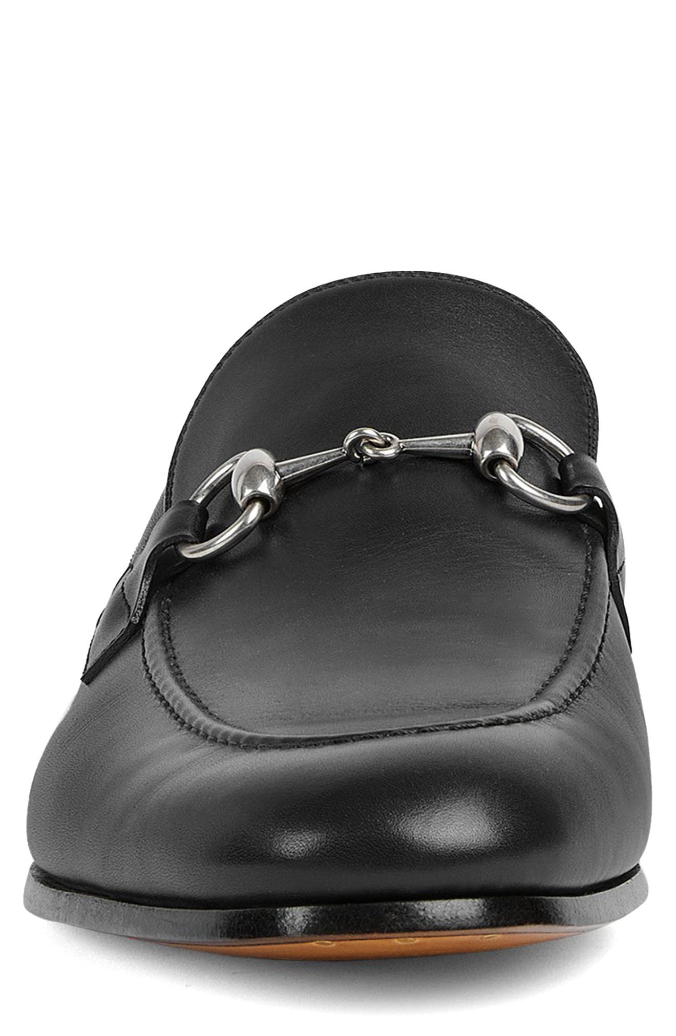 Gucci Jordaan Bit Loafer, Alternate, color, Black