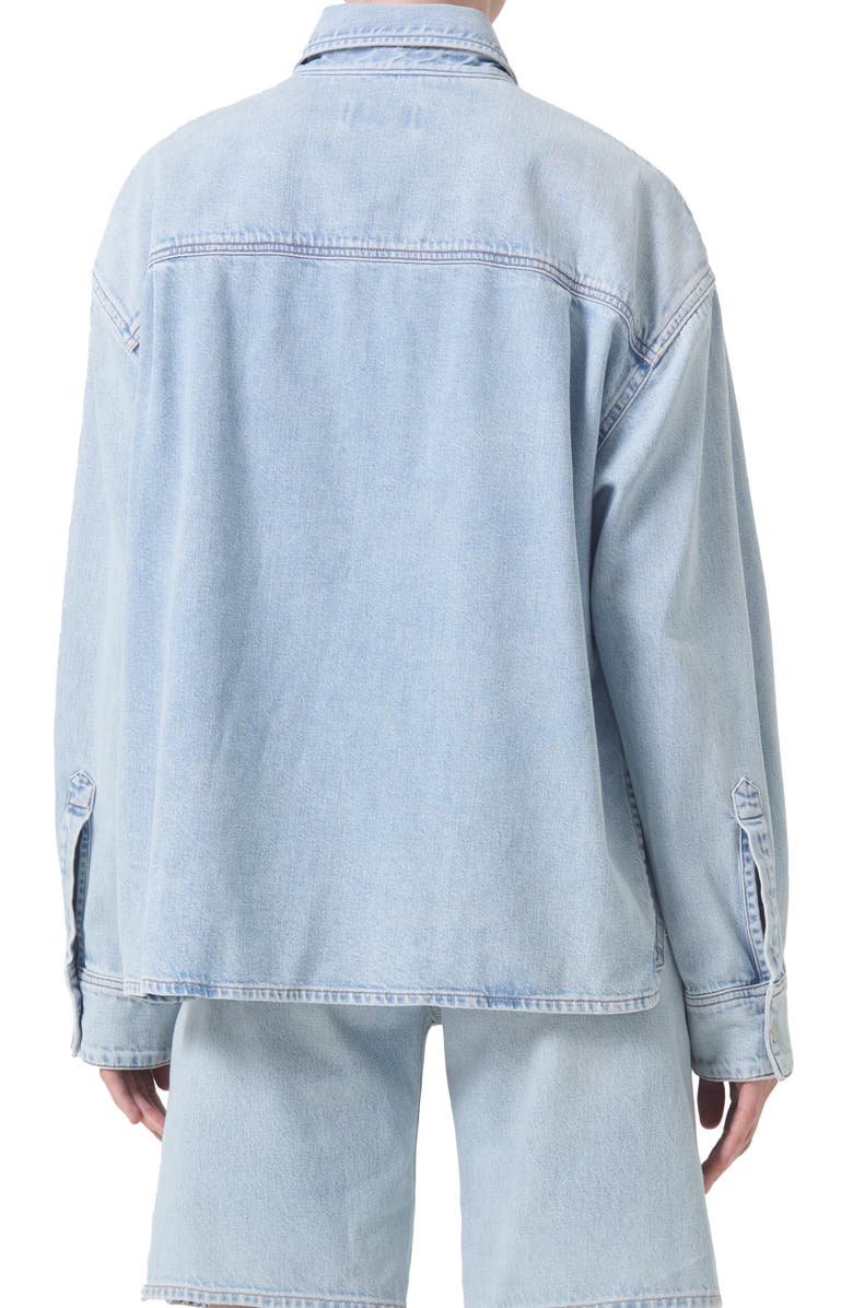 AGOLDE Gwen Denim Shirt Jacket, Alternate, color,