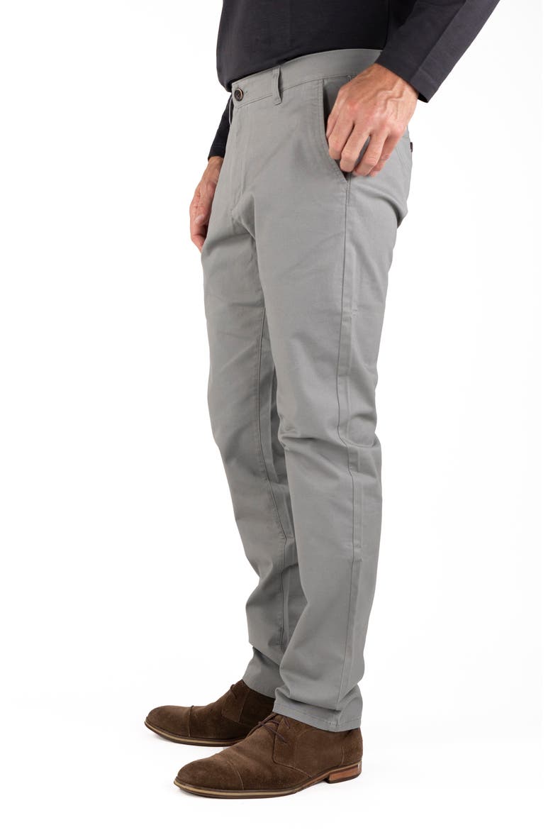 Straight Leg Stretch Cotton Twill Chino Pants, Alternate, color, SKYROCKET