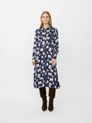 Masai Copenhagen MaNolivienne Floral Print Midi Dress