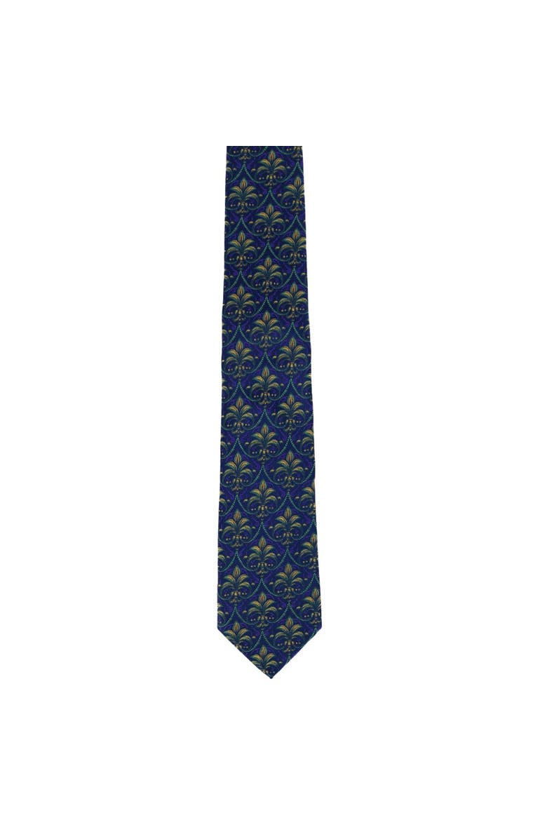 Trafalgar The French Quarter Fleur dis Lis Silk Novelty Necktie, Alternate, color, Purple