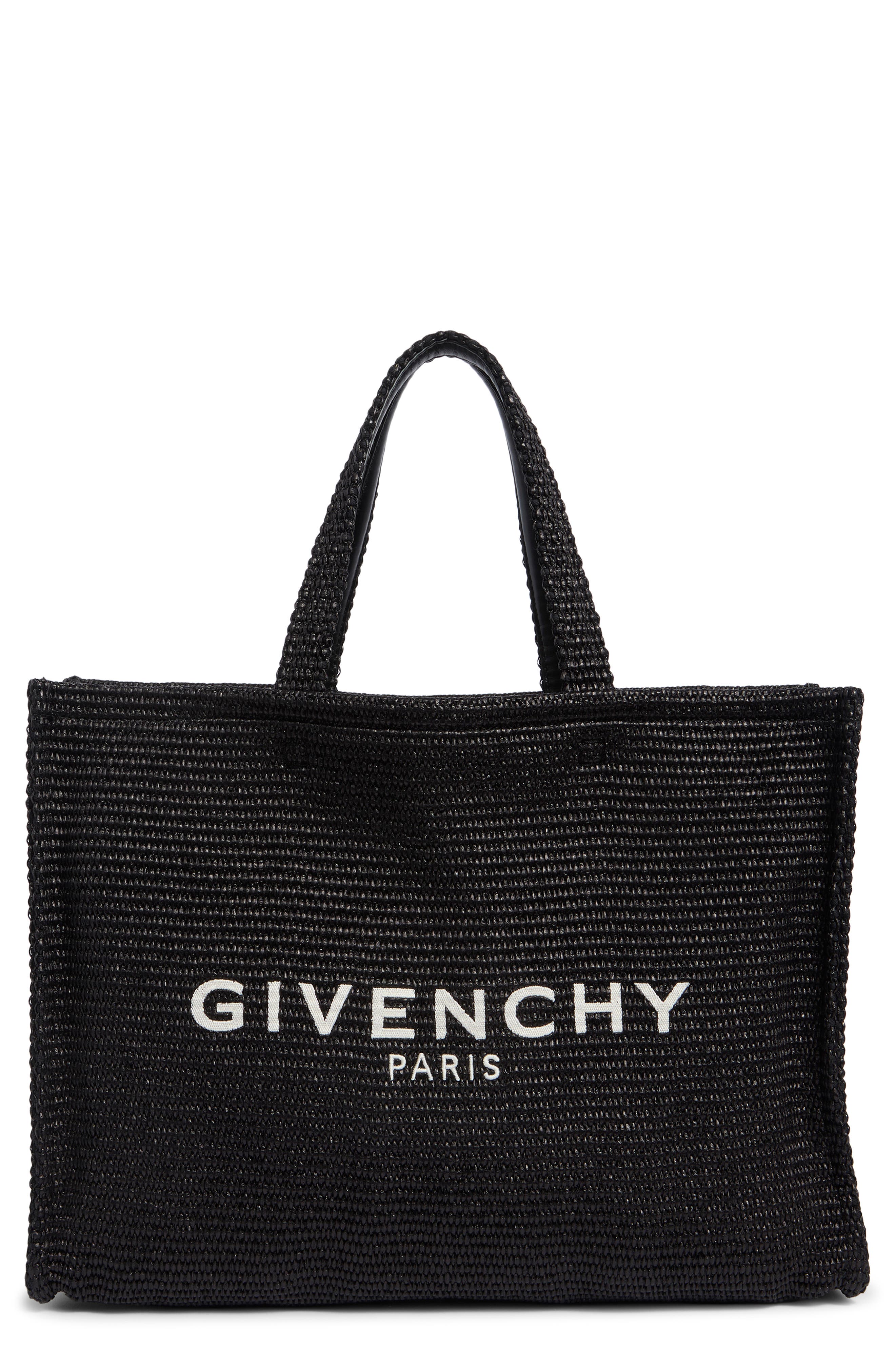 Givenchy Logo Raffia Tote