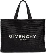 Givenchy Logo Raffia Tote