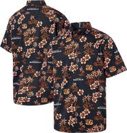 Reyn Spooner Men's Reyn Spooner Black Cincinnati Bengals Kekai Button-Up Shirt