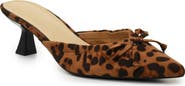 Nicole Miller Bow Kitten Heel Mule