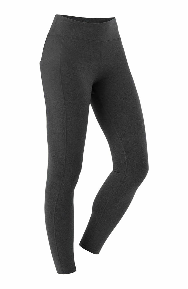 Pact On the Go-To Pocket Legging, Alternate, color, Charcoal Heather