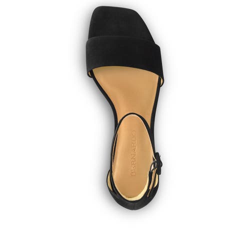 Shop Bernardo Footwear Jalena Ankle Strap Sandal In Black