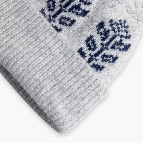 Turtle Fur Freya Pom Beanie In Gray