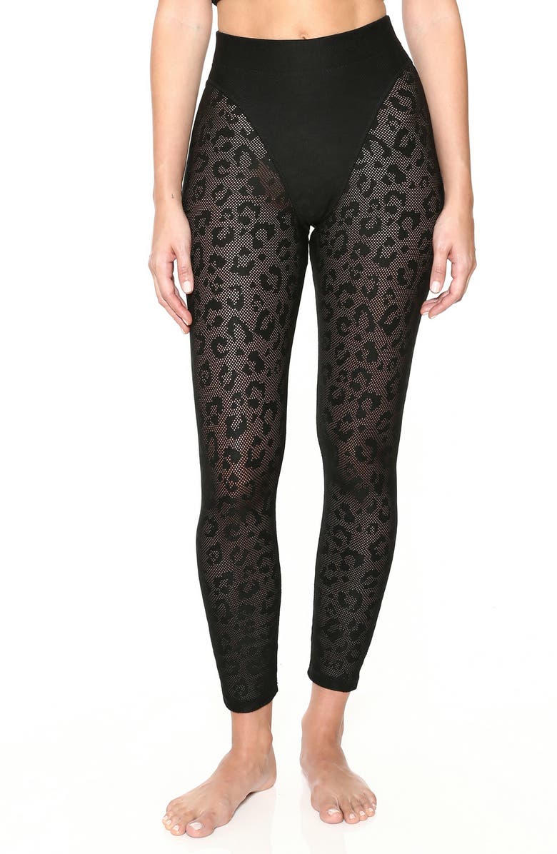 Adam Selman Sport Adam Selman French Cut Leggings, Main, color, 