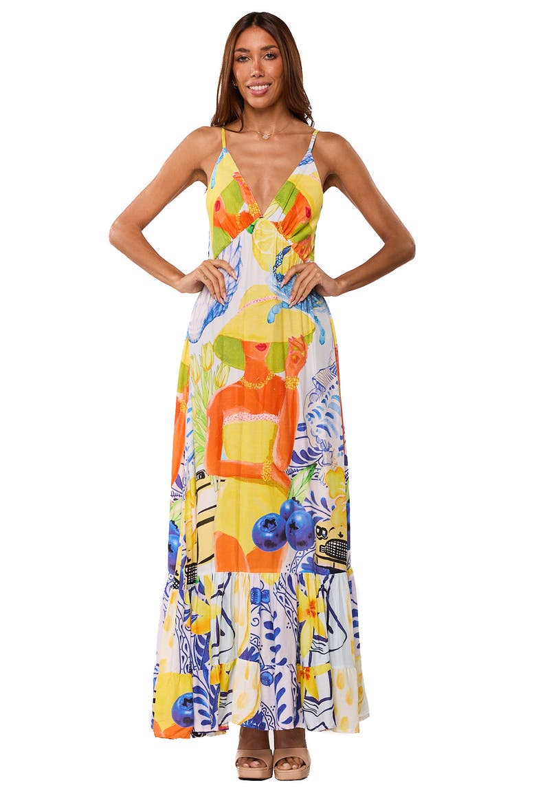 Vacation Maxi Dress, Alternate, color, YELLOW