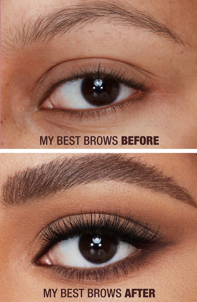Charlotte Tilbury Legendary Brows Micro-Precision Tinted Brow Gel, Alternate, color, Dark Brown