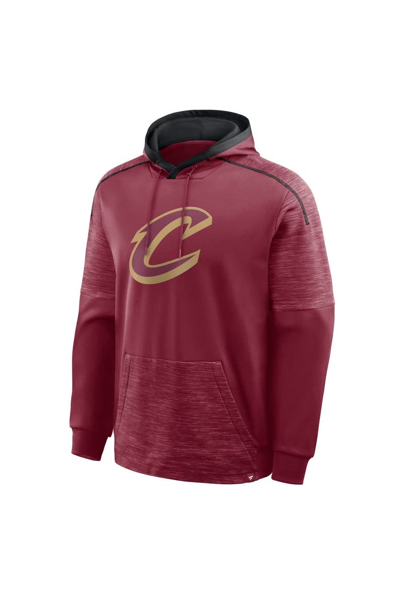 Men's Fanatics Wine Cleveland Cavaliers Pick & Roll Defender Pullover Hoodie, Alternate, color, Wine