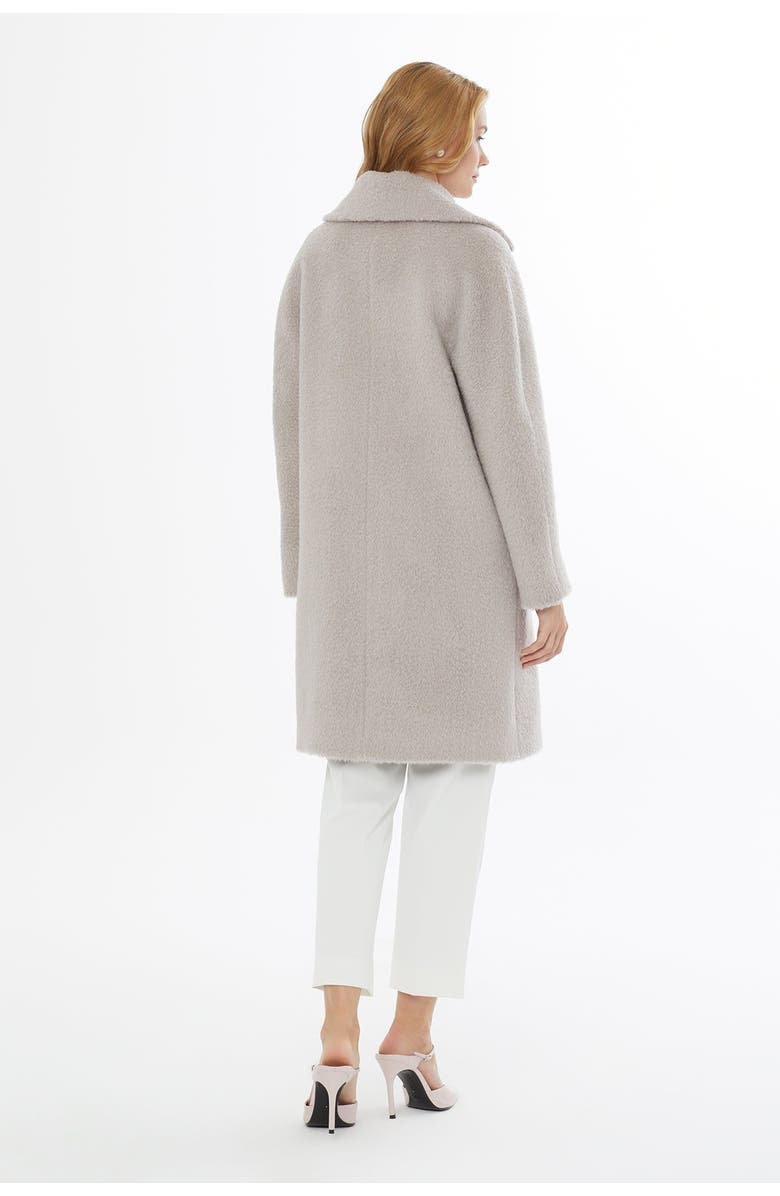 Gizia Notch Lapel Jacket with Button Detail and Pockets, Alternate, color, Beige