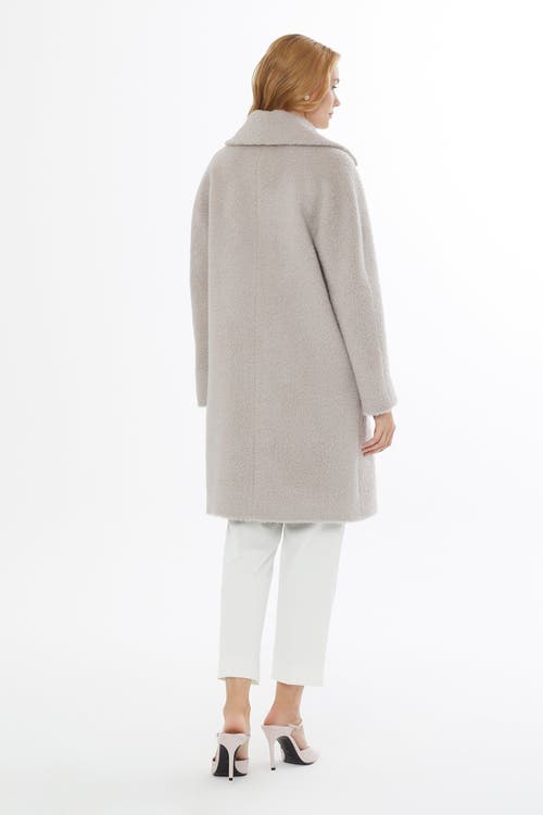 Gizia Notch Lapel Jacket With Button Detail And Pockets In Neutral