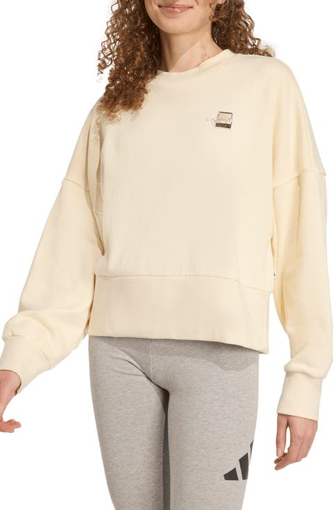 Cat Patch Crewneck Sweater