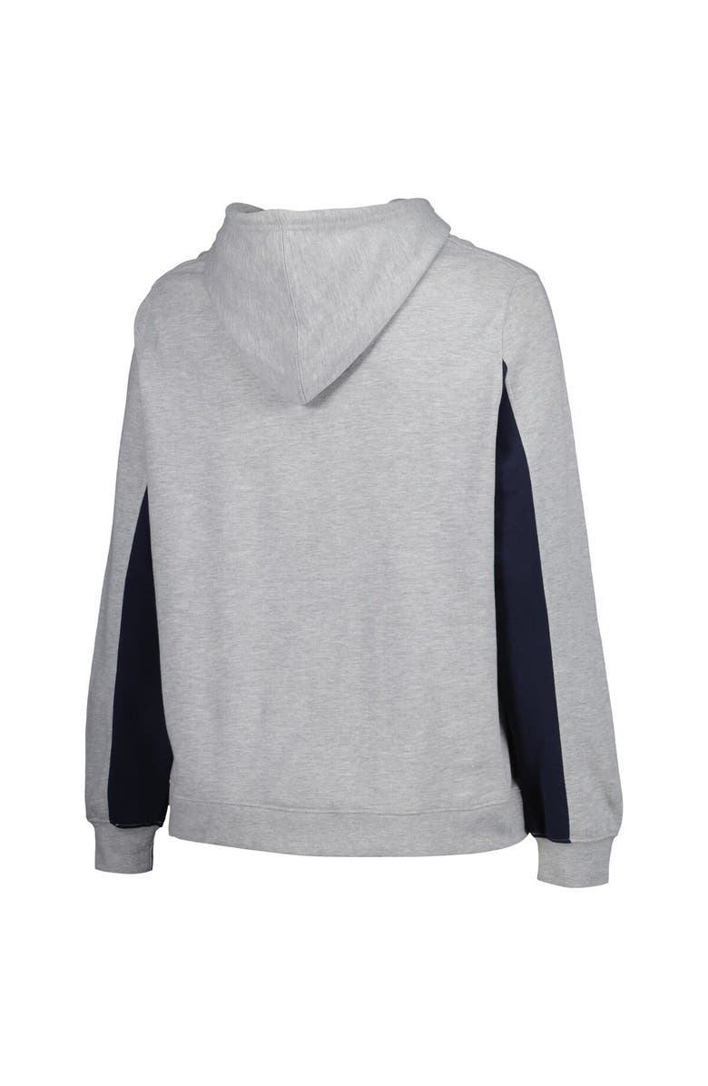 PROFILE Women's Profile Heather Gray Boston Red Sox Plus Size Pullover Jersey Hoodie, Alternate, color, Heather Gray