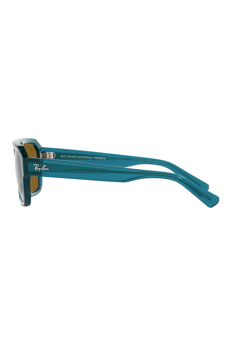 Corrigan 54mm Polarized Irregular Sunglasses, Alternate, color, LIGHT BLUE