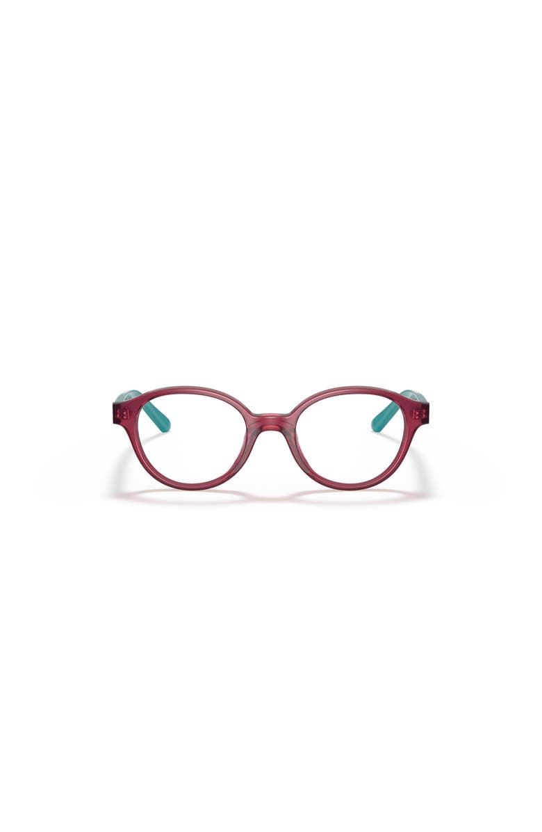 Vogue Eyewear 43mm Oval optical glasses, Alternate, color, Red