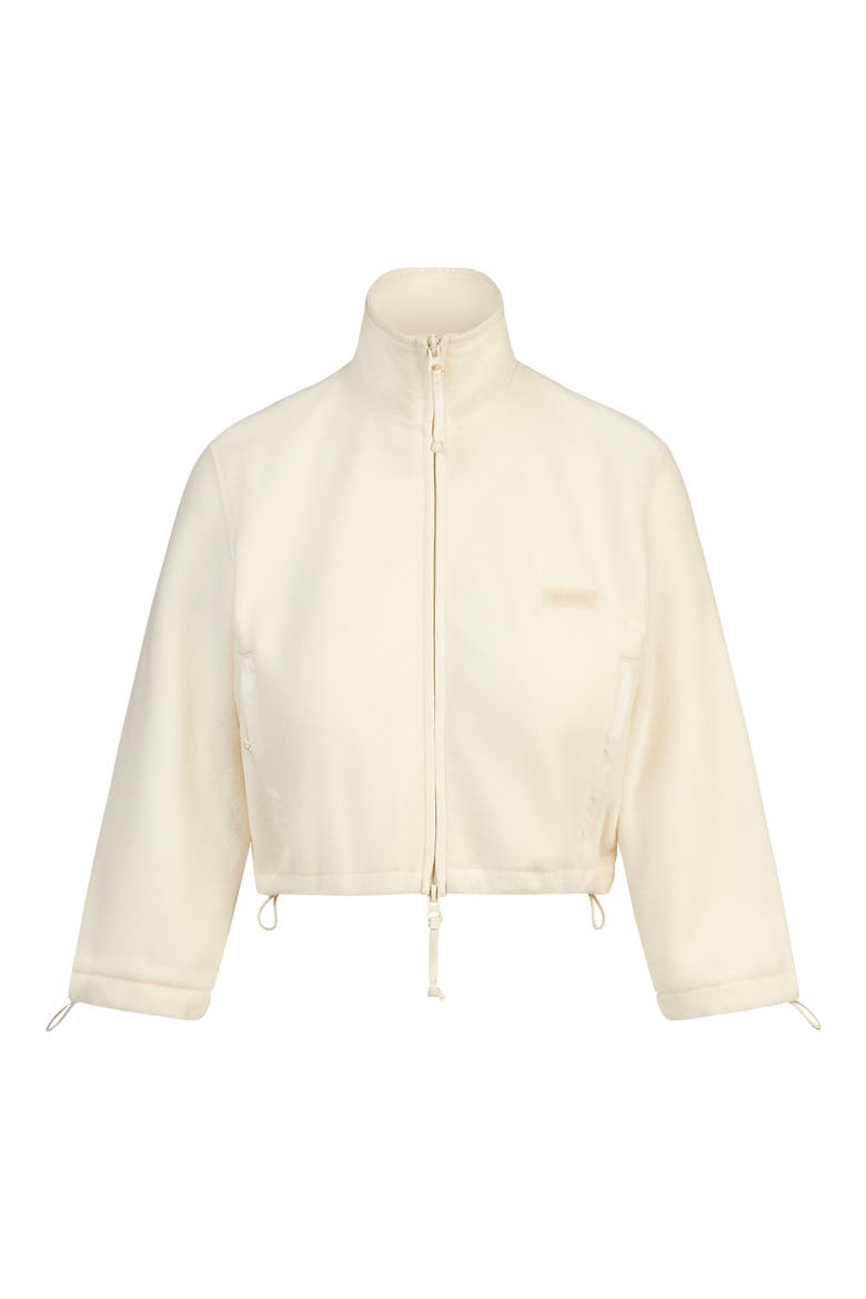 Shrunken Zip Jacket, Alternate, color, ECRU