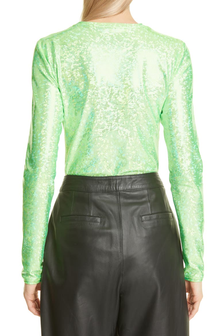Saya Shimmer Top, Alternate, color, GREEN SHIMMER