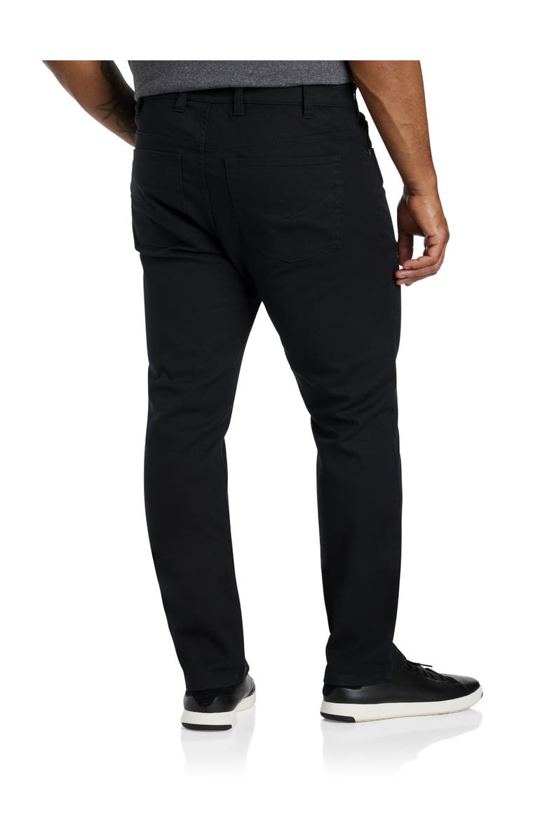 True Nation by DXL Black Eco Tapered-Fit Stretch Jeans, Alternate, color, Black