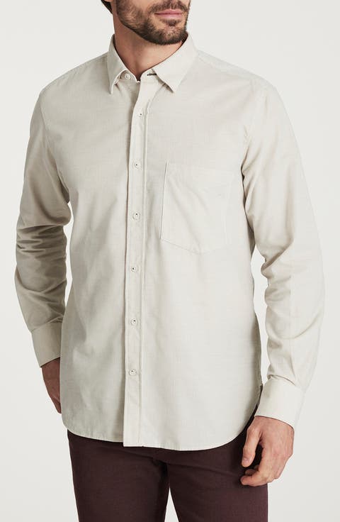 Corduroy Button-Up Shirt