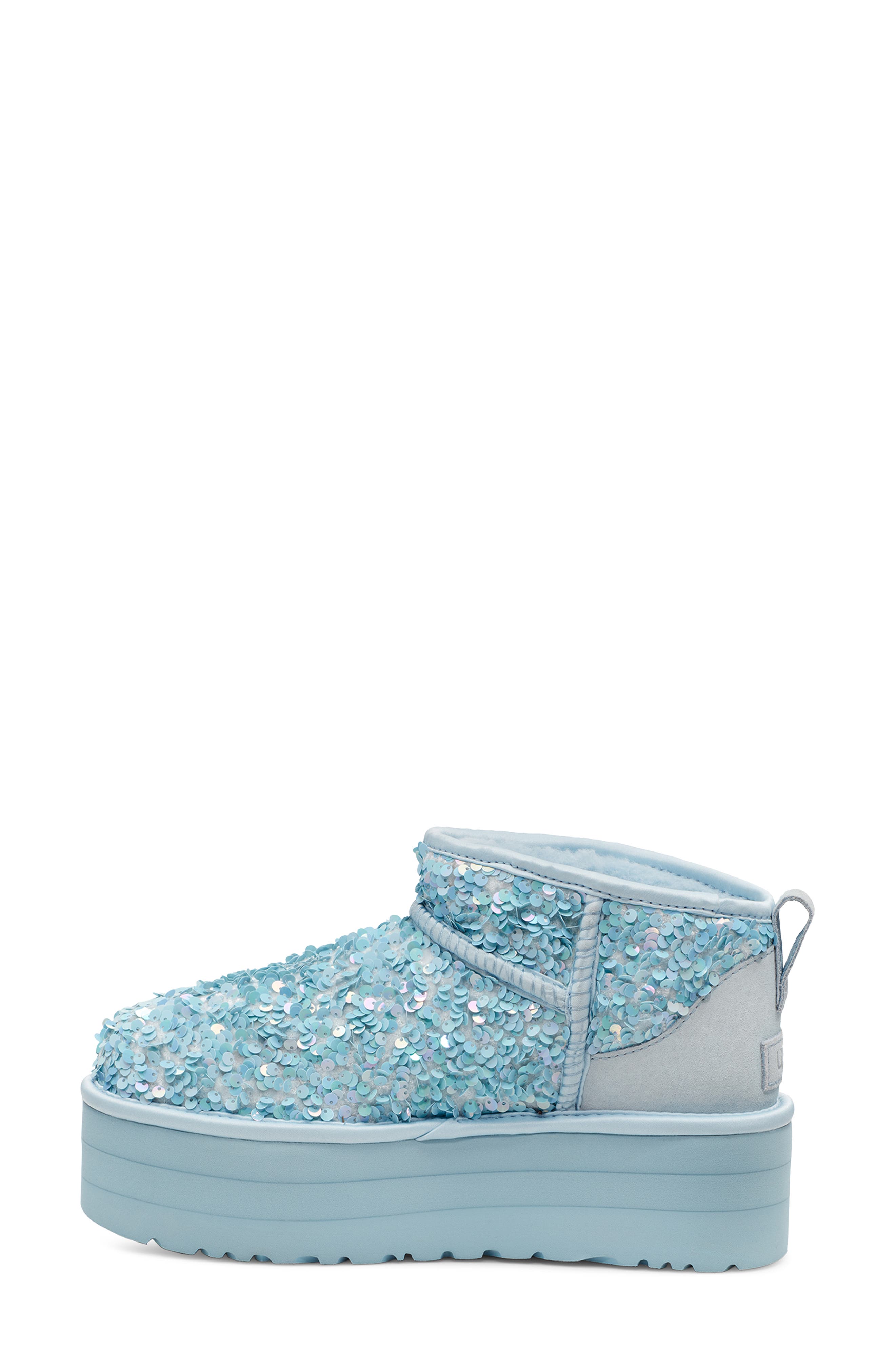 Ultra Mini Chunky Sequin Boot, Alternate, color, SEA BREEZE